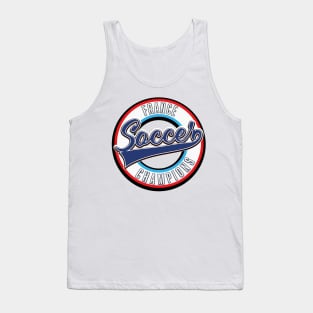 France Soccer Champions logo Tank Top